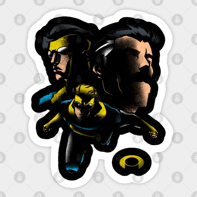 Invincible Comics Sticker by ramenboy